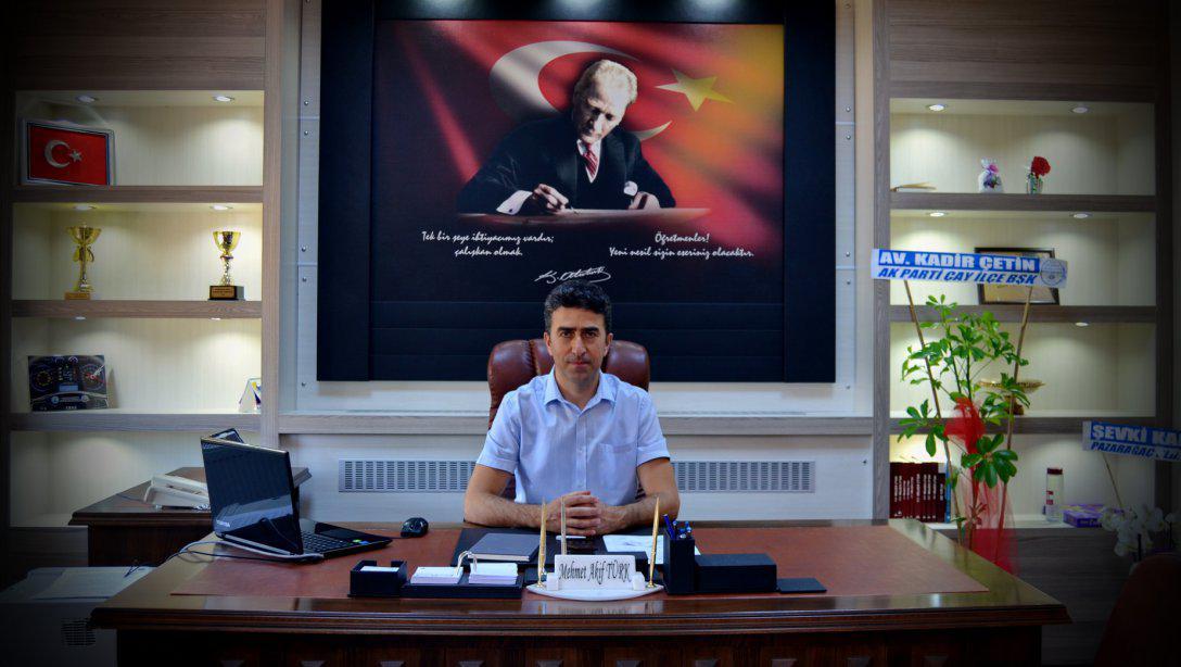 İlçe Milli Eğitim Müdürümüz Mehmet Akif TÜRK Göreve Başladı