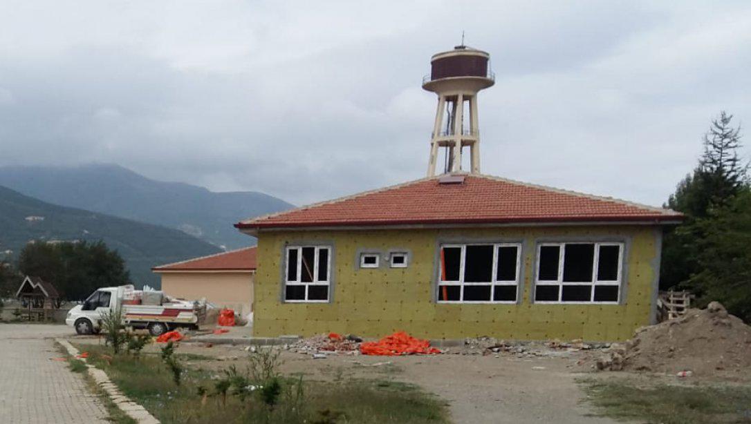  Yeşilyurt İlkokulu Ek Bina İnşaatı Hızla Devam Ediyor