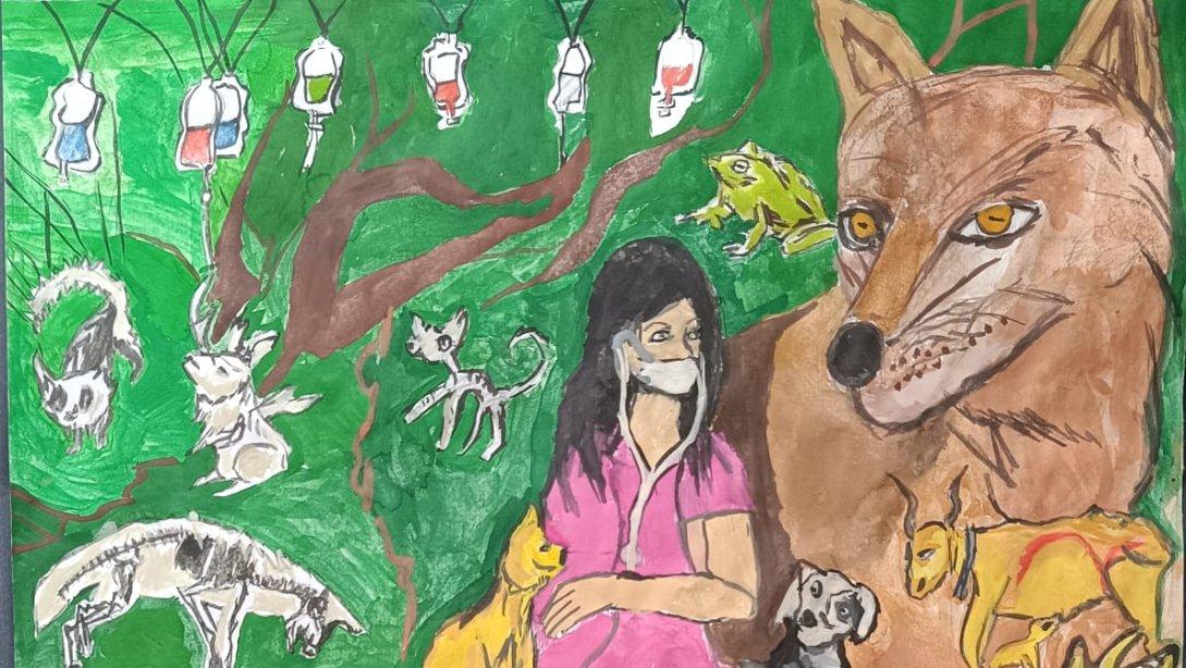 İnsan ve Hayvan Sağlığı İçin Veteriner Hekimlik Temalı Ortaokullar Arası Resim Yarışması